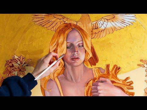 🧡 ich male mein Gesicht in lebensgröße... denn, warum nicht?! // Geiz Teil 2