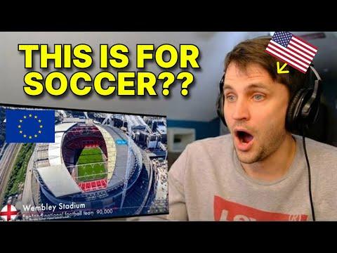 American reacts to The Worlds 10 Largest Football Stadiums