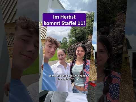 Enya alias Greta schickt Grüße vom Set! | Staffel 11 | Tiere bis unters Dach #shorts