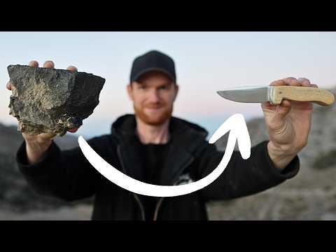 I Turned 200 Pounds of Waste Rock Into a Pure Silver Knife