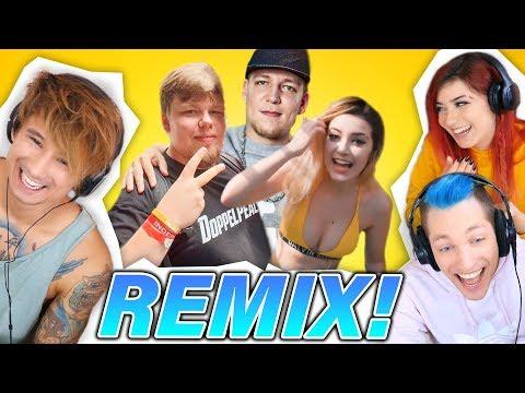 TANZVERBOT macht die ROBBE 😂 Youtuber REMIXEN mit Julien Bam und Anni