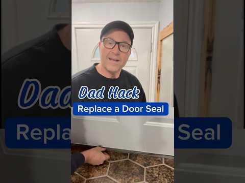 How To Replace a Door Seal (STOP THE DRAFTS)