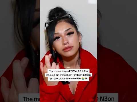 The moment Yera REVEALED N3on booked the same room for them in front of 100K LIVE stream viewers 😭👀