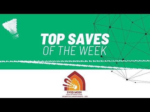 SYED MODI India International 2025 | Top Saves of the Week