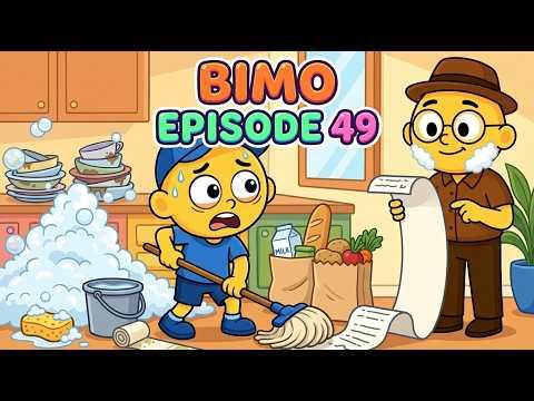 Cartoon BIMO Wants to Be a Grown-Up 👨‍💼🧼 | Episode 49