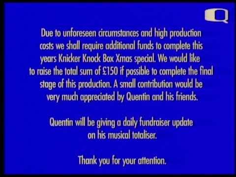 QTV - 'Knicker Knock Box' Fundraiser