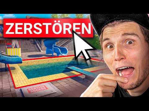 Ich ZERSTÖRE mein SCHWIMMBAD | Wasserpark Simulator