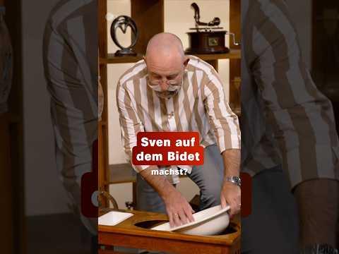 Sven hat mehrere Ideen, wie man ein Bidet nutzen kann. 🫣 | Bares für Rares#shorts