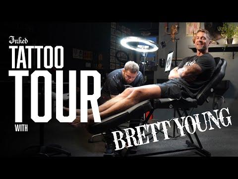 Brett Young’s Tattoo Tour: The Stories Behind His Most Meaningful Tattoos | Inked Mag