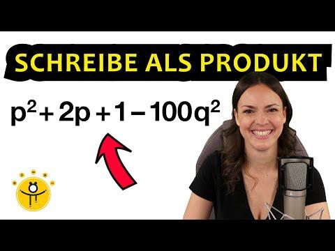 Nutze die 3. Binomische Formel – Schreibe als Produkt