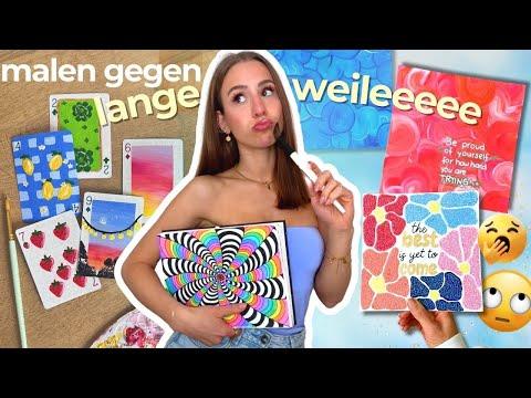 MALEN gegen LANGEWEILE 11 😑 Bilder malen für Anfänger - Cali Kessy