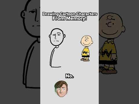 Drawing Cartoon Characters from Memory  #cartoon #art #drawing #funny #memory
