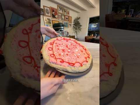 I tried making the VIRAL Rolo Stuffed Cookie Pizza...