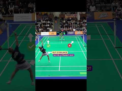 Where to smash in different body positions🔥🏸