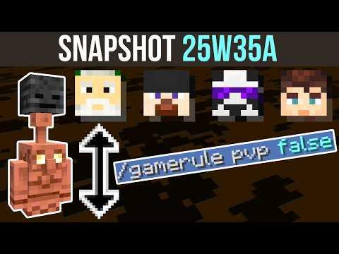 Server API, Game Rules & Cursors | Snapshot 25W35A