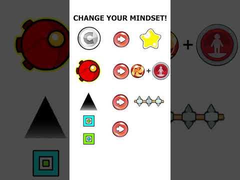 Change Your Mindset!  #geometrydash  #cuttherope  #changeyourmindset  #shorts #memes