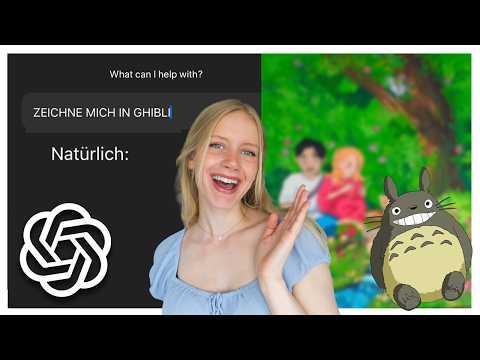 Traditionelle Künstlerin erschafft Kunst im "AI GHIBLI STIL" 🌿✨
