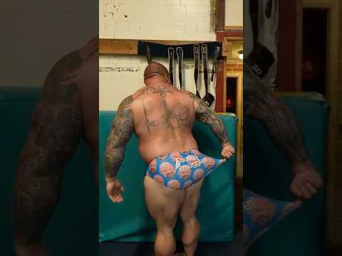 Eddie Halls Speedo leaves Brian Shaw SPEECHLESS!