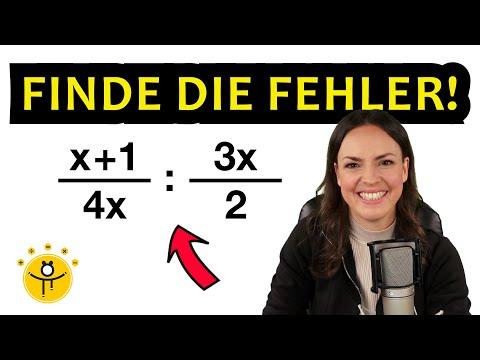 Finde die Fehler in der Rechnung! – Terme