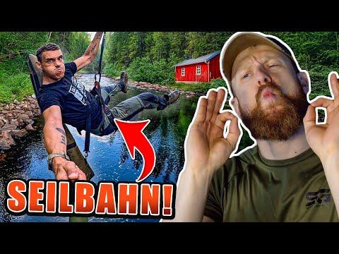MATTIN & BRIAN bauen eine 20 METER SEILBAHN! - Fluchthütte: Folge 9 | Fritz Meinecke reagiert
