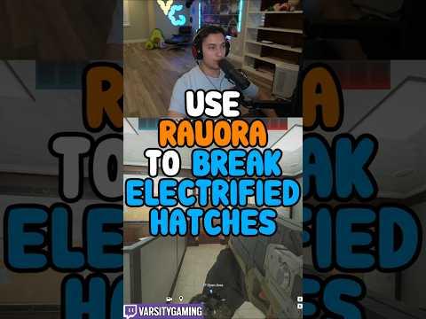 USE RAUORA TO BREACH HATCHES (SIEGE SCHOOL) #shorts
