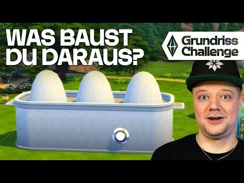 Eier Haus 🥚🤯 Was baust du daraus? 💚 Die Sims 4 Grundriss Challenge #50 Regeln