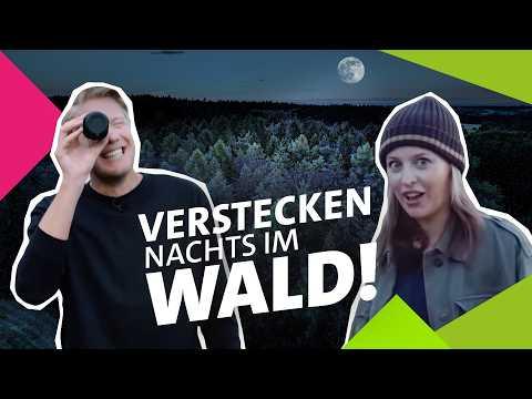Hide and Seek nachts im Wald: Nachtsichtgerät vs Tarnnetz