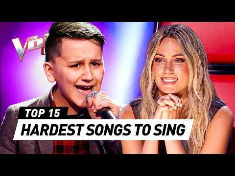 The HARDEST Songs to Sing in The Voice Kids Blind Auditions
