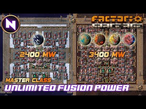 UNLIMITED POWER; Perfect Fusion Power For All Planets | Factorio Space Age MASTER CLASS
