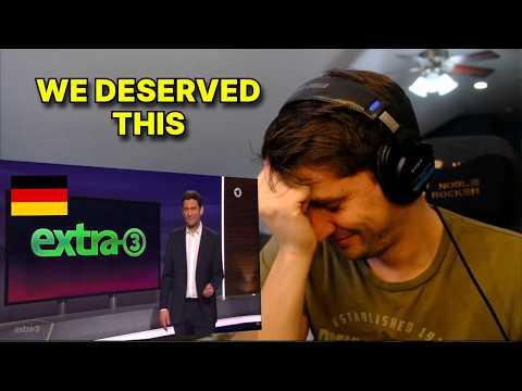 American reacts to German TV Making fun of Trump