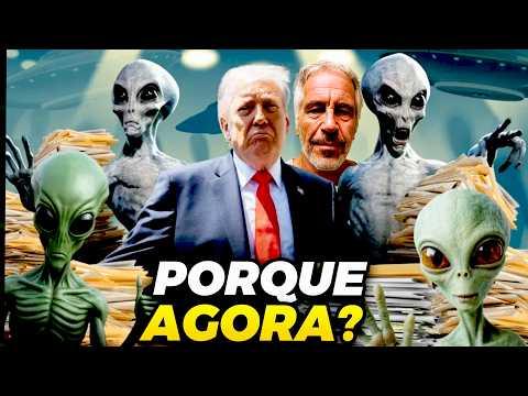 TRUMP EXPÕE ARQUIVOS SECRETOS DE OVNIS: PORQUE SÓ AGORA? EPSTEIN? IRÃ?