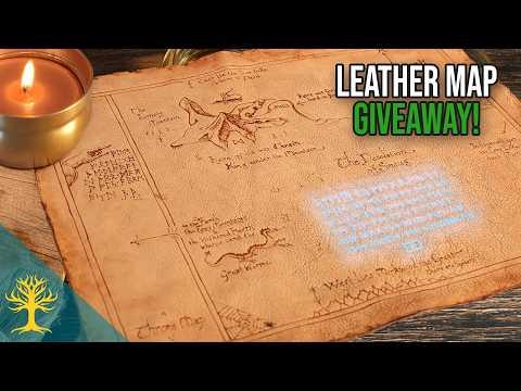 Lord of the Rings Leather Map Giveaway!