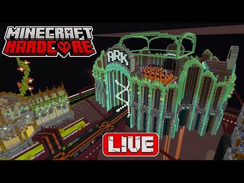 🔴 LIVE 🔴 Finalizing a Laboratory in a GOTHIC CYBERPUNK City in Hardcore Minecraft