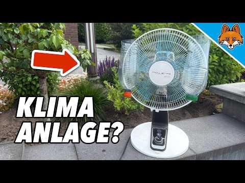 Klimaanlage aus einem Ventilator selber bauen💥(5-Minuten-Trick)🤯