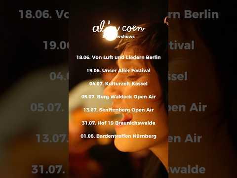 Alin Coen auf "Immer noch da" Tour 2025