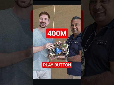 MrBeast Received The 400M Subscribers Play Button!