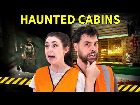 Husband & Wife Inspect Haunted Cabins