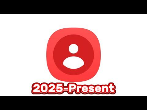 Samsung/Android Contacts Logo Evolution Historical Logos #trending #samsung #android #technology