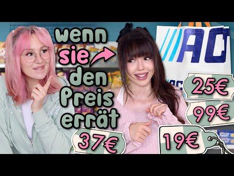 Wer den Preis errät, bekommt ALLES von Action 🛍️ (sie zieht mich so ab 😭)
