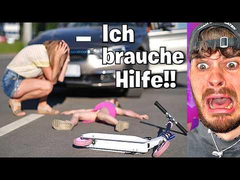 Kleines Mädchen hat schlimmen AUTO UNFALL