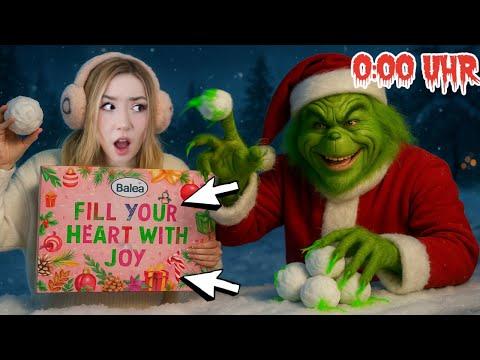 GRINCH macht SCHNEEBALLSCHLACHT mit kleinen MÄDCHEN Beki MITTERNACHT (Weihnachtsfalle vor 1 Advent)