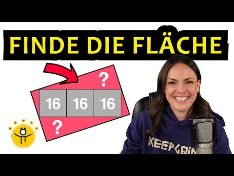 3 Quadrate im Rechteck – Wie groß ist die Fläche?