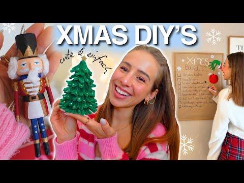 WEIHNACHTS DIY's + DEKO 🎁 WEIHNACHTS DEKO SELBER BASTELN 2025 - Cali Kessy