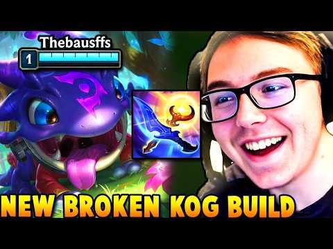 TheBausffs found a NEW BROKEN KOG'MAW BUILD (the damage is crazy)