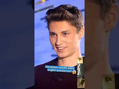 Kandidat kriegt den Mund NICHT auf!😱