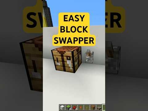 How To Make a Secret Block Swapper in Minecraft!