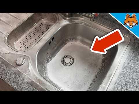 Kippe DAS in deine Spüle und sie GLÄNZT WIE NEU💥(Genialer Trick)🤯