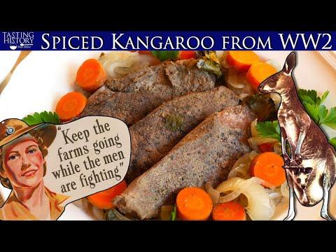 Cooking Kangaroo on the World War 2 Australian Home Front