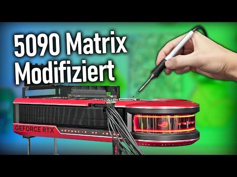5090 Matrix Mod: 750W über 12VHPWR ohne BTF-Anschluss & Flüssigmetall Check