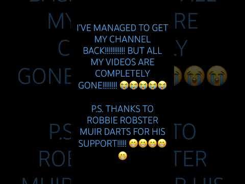 I’VE MANAGED TO GET MY CHANNEL BACK!!!!! #shorts
